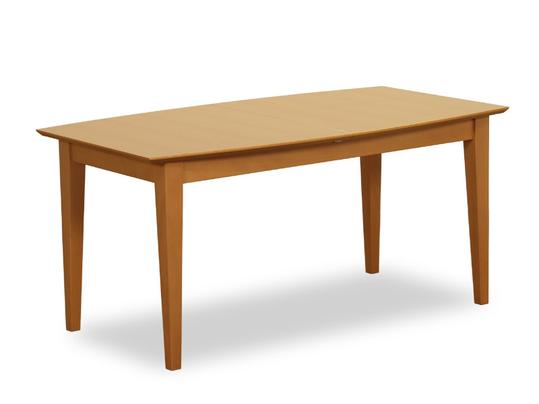 Tavolo mod. 640/35 in legno di faggio, dim. 160x90+40+40 cm.