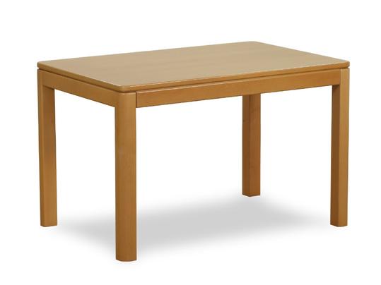 Tavolo mod. 645/45 in legno di faggio, dim. 120x80+50 cm.
